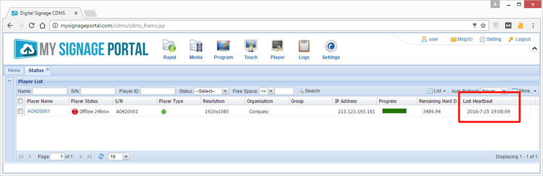 Support I Have Published To My Screen And It Is Not Updating What Do 
